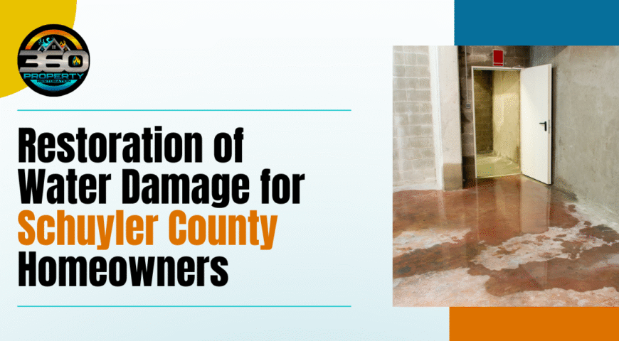 Restoration of Water Damage for Schuyler County Homeowners
