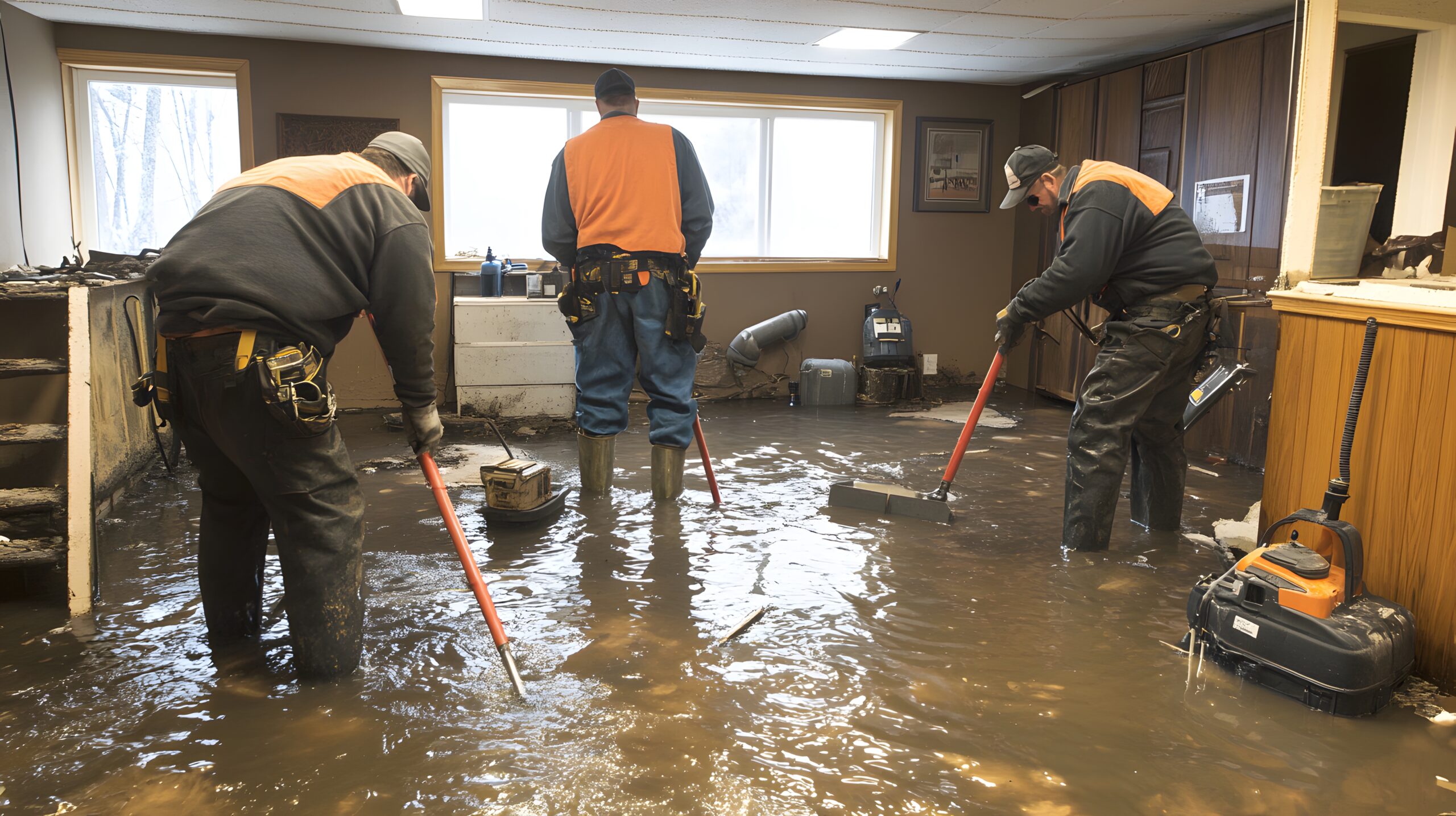 flooded basement Delaware County