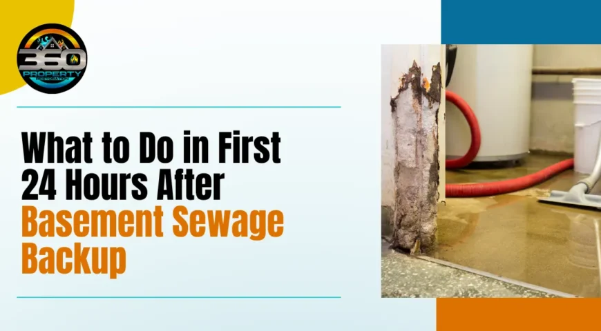 What to Do in First 24 Hours After Basement Sewage Backup