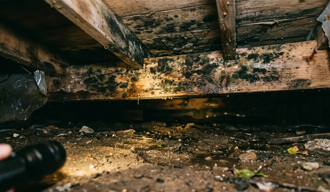 Crawl Space Mold Damage Binghamton, NY