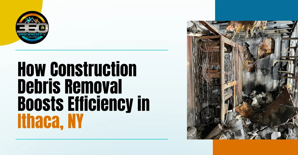 How Construction Debris Removal Boosts Efficiency in Ithaca