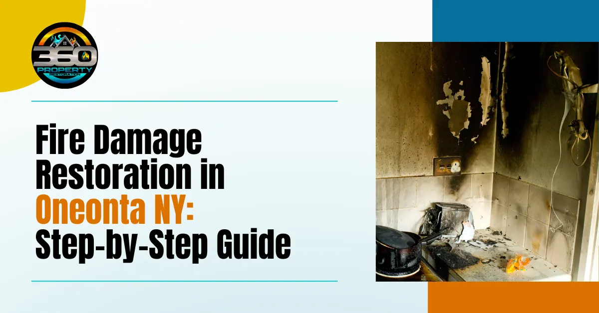 Fire Damage Restoration in Oneonta NY: Step-by-Step Guide