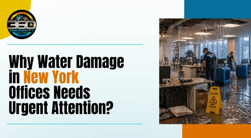 Why Water Damage in New York Offices Needs Urgent Attention?