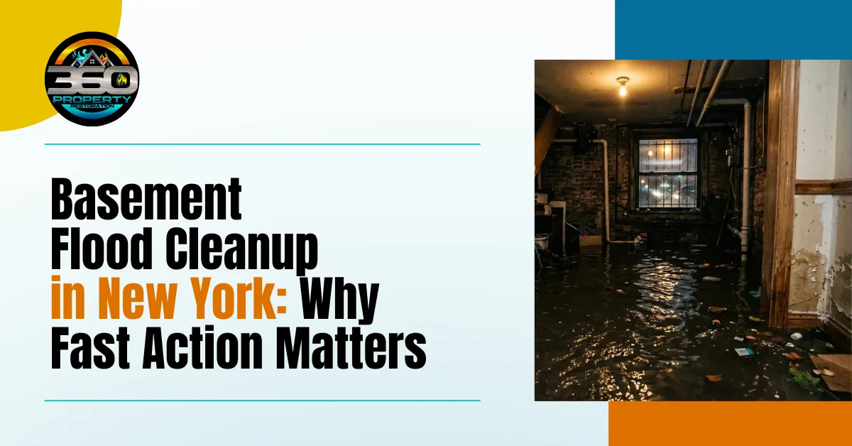 Basement Flood Cleanup in New York: Why Fast Action Matters